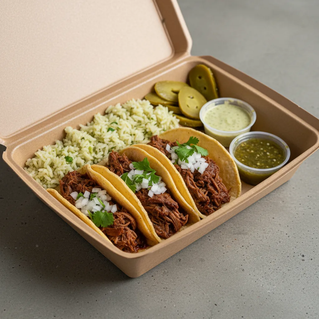 Barbacoa Taco Box Barbacoa Taco Box