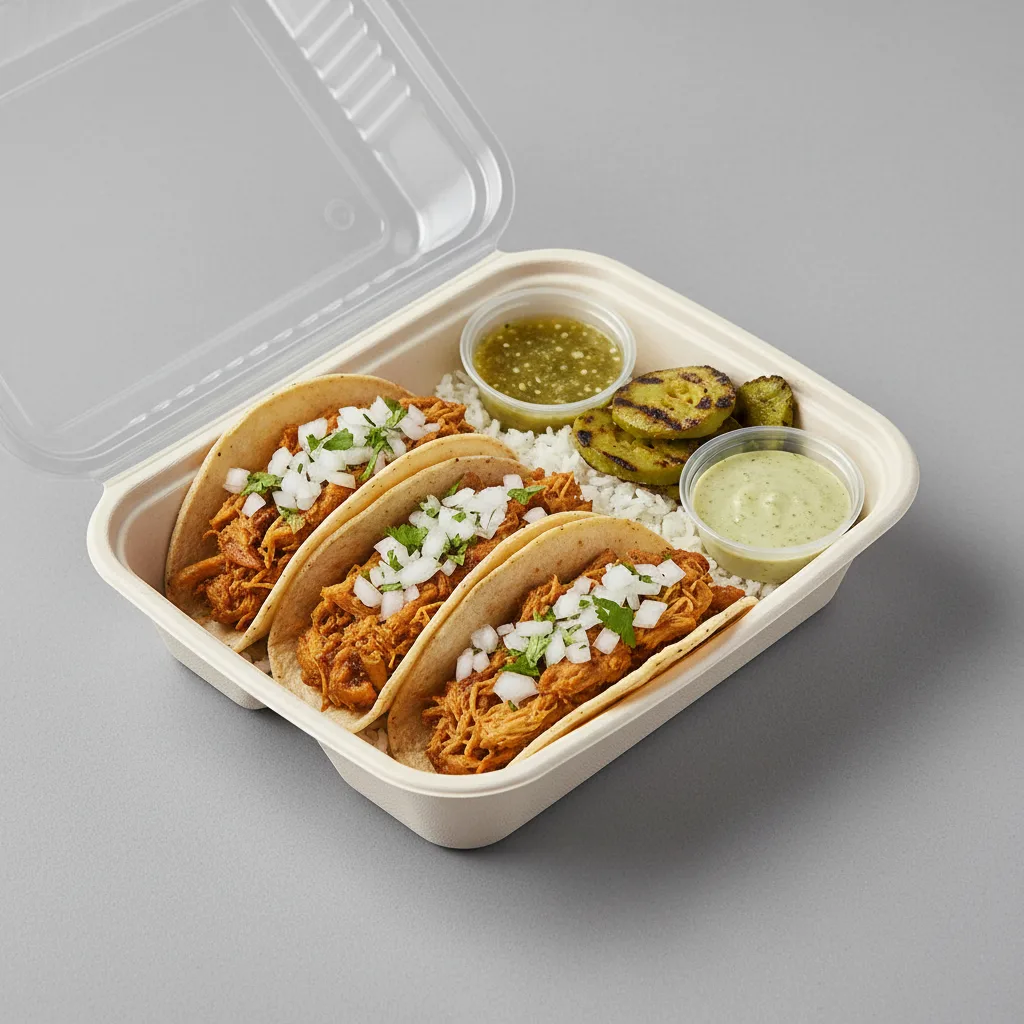 Vegan Carnitas Taco Box Vegan Carnitas Taco Box