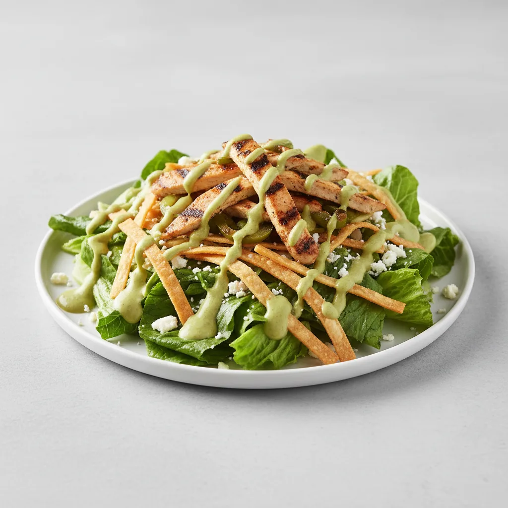 Mexican Cesar Salad with Chicken Fajitas Mexican Cesar Salad with Chicken Fajitas