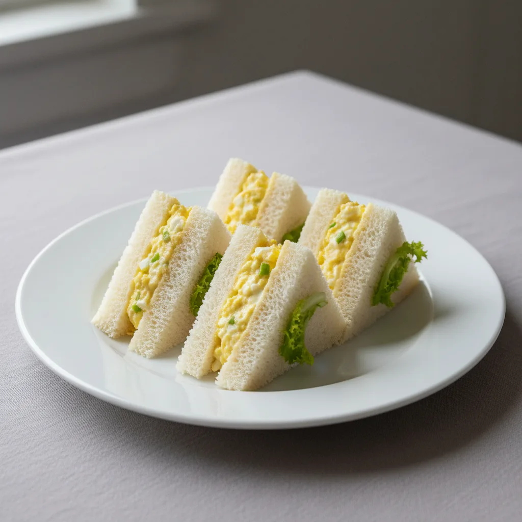 Egg Salad Tea Sandwich Egg Salad Tea Sandwich