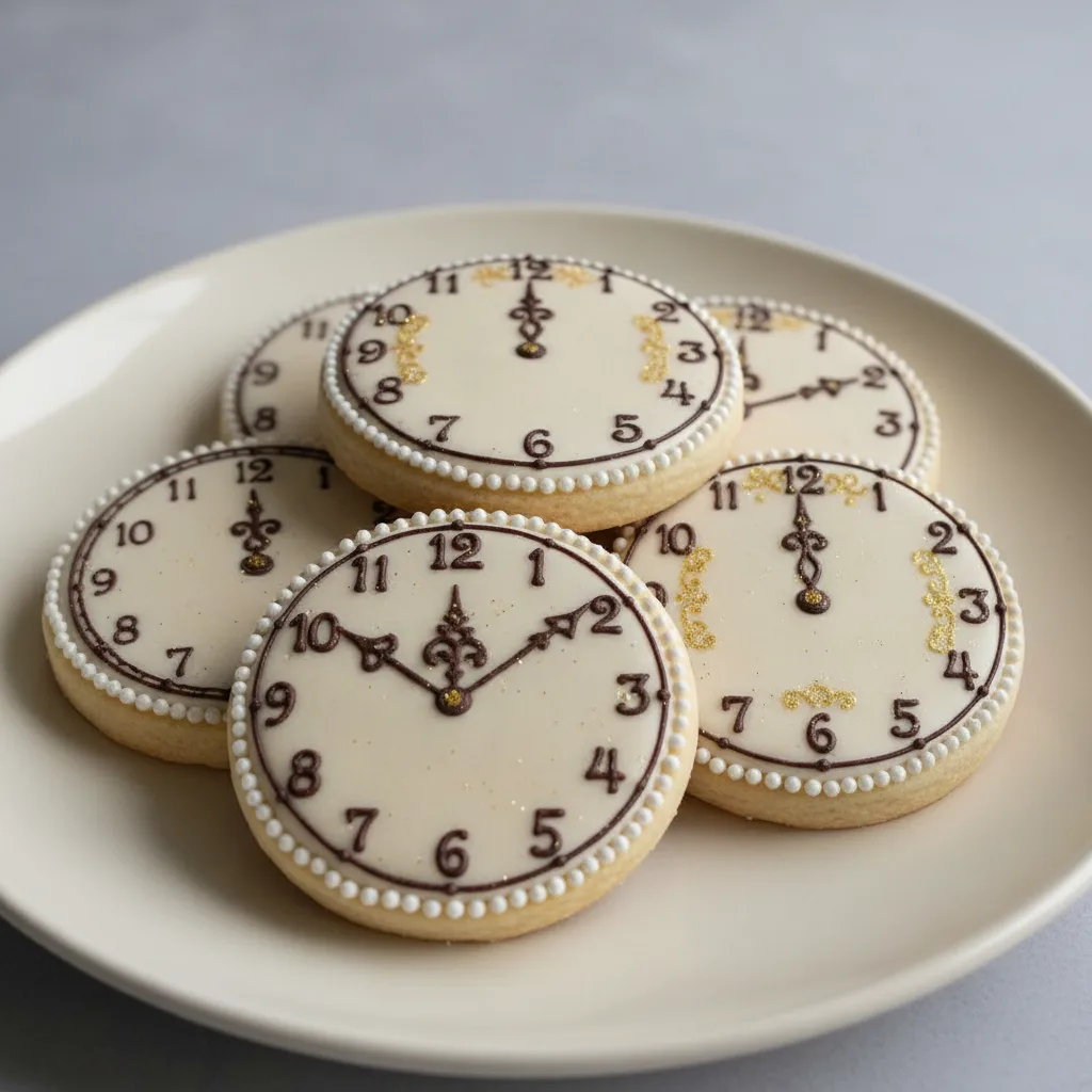 Clock Sugar Cookies Clock Sugar Cookies