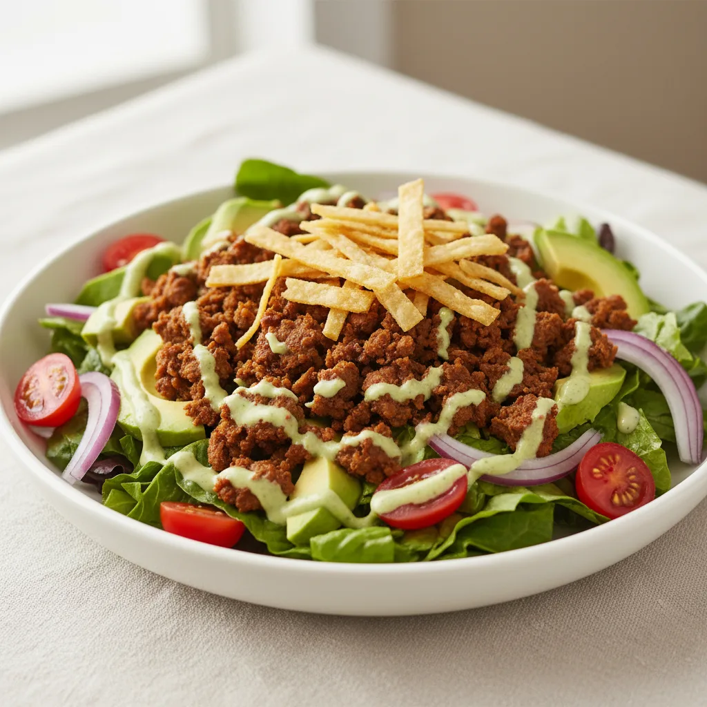 Impossible Meat Tex Mex Salad Impossible Meat Tex Mex Salad