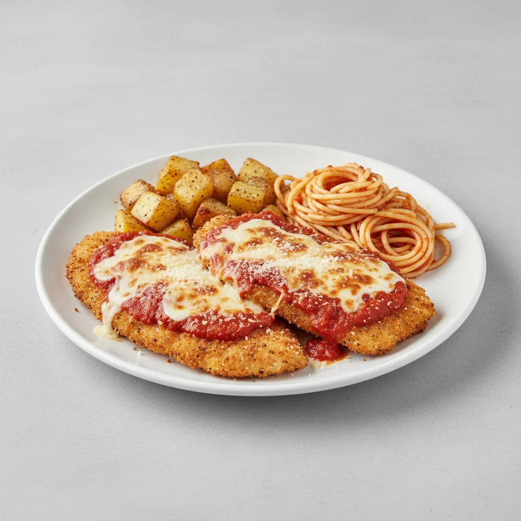 Chicken Parm and Pasta Chicken Parm and Pasta