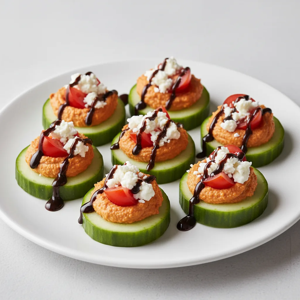 Cucumber Hummus Bites Cucumber Hummus Bites