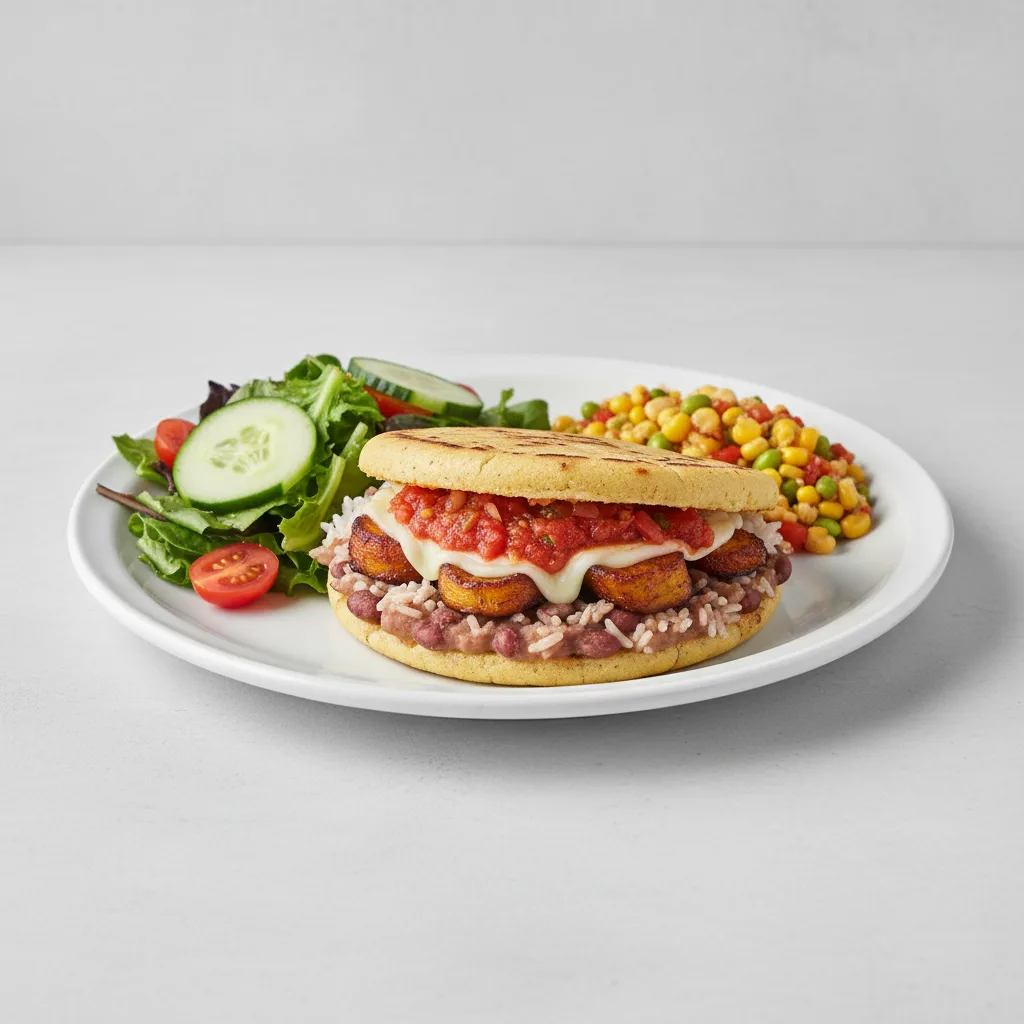 Farmers Arepa with Sides Farmers Arepa with Sides