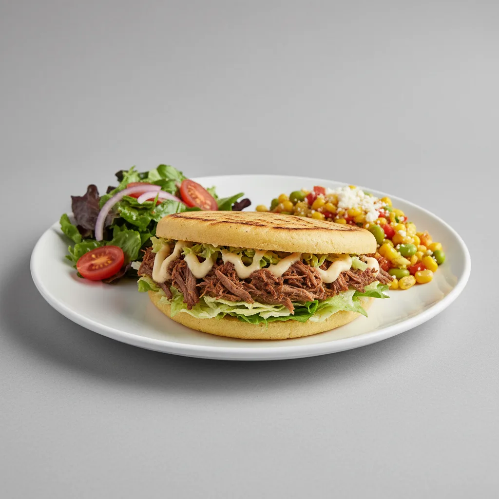Colombianisima Arepa with Sides Colombianisima Arepa with Sides