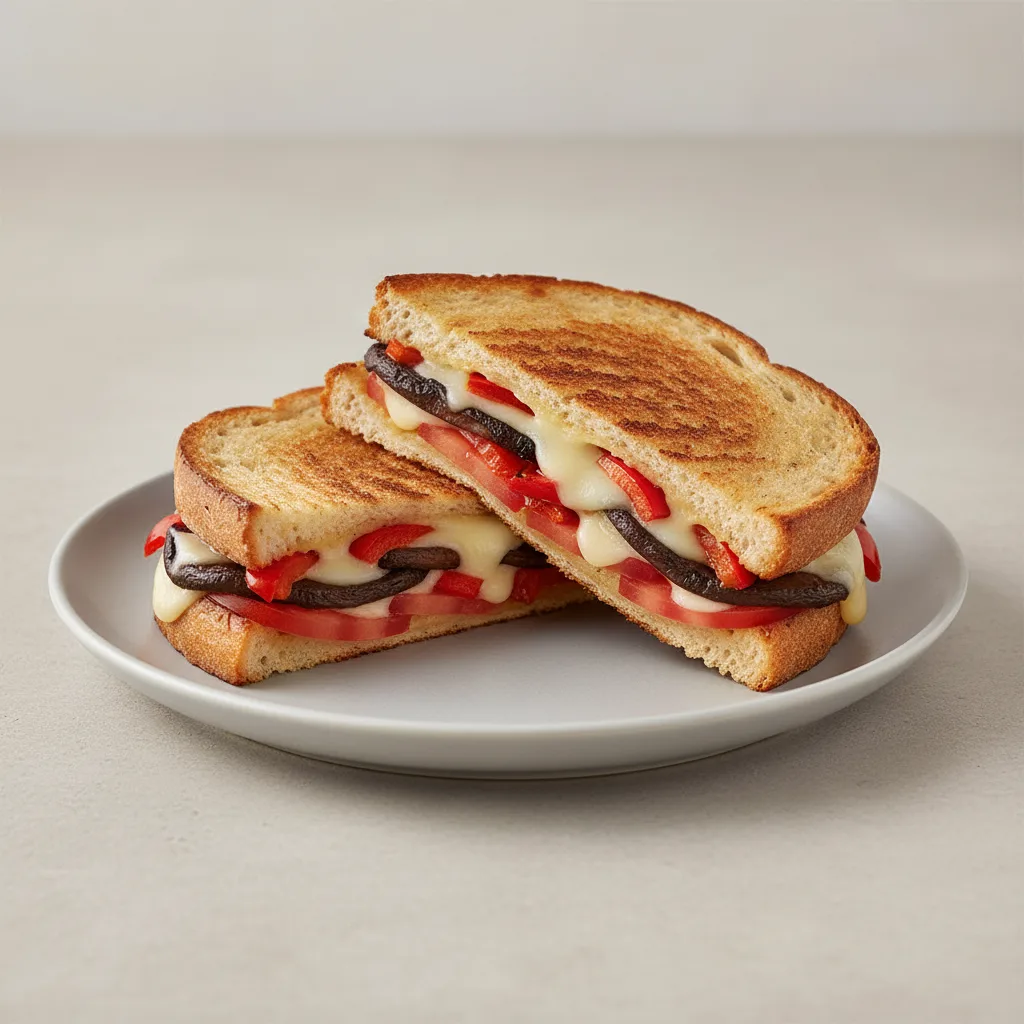 Portobello Mushroom & Swiss Panini