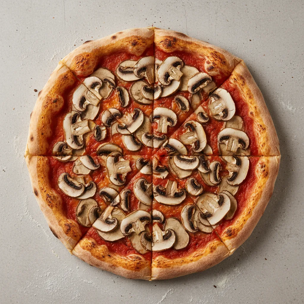 Traditional Vegan Mushroom Pizza (18")