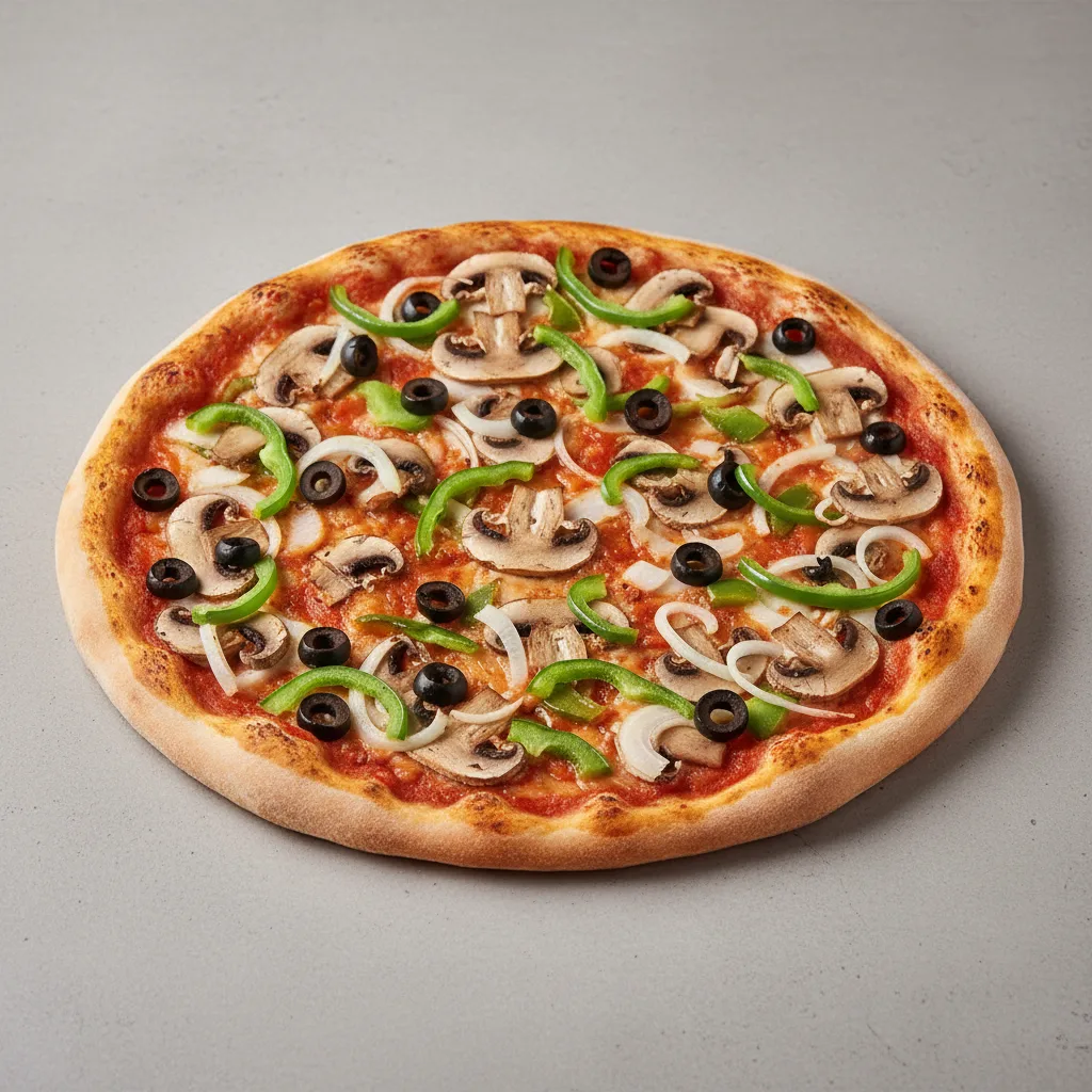 Traditional Veggie Pizza - NO CHEESE (12")