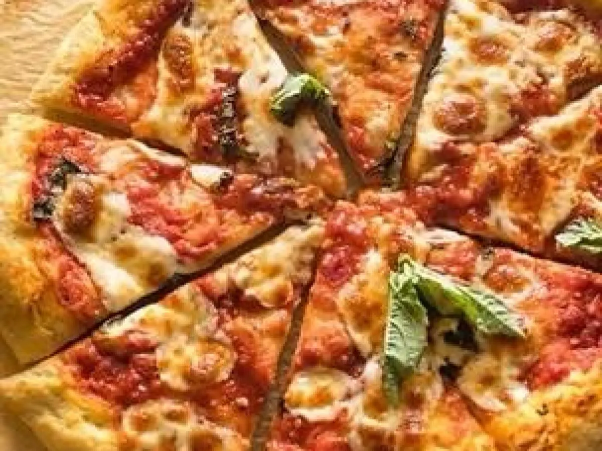 Margherita Basil Pizza