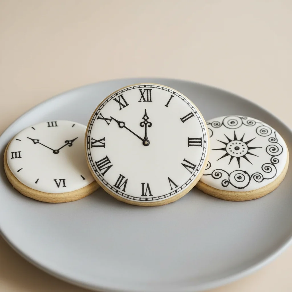 Vegan Clock Sugar Cookies Vegan Clock Sugar Cookies