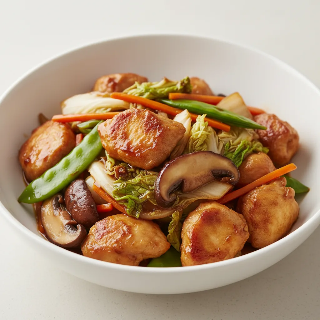 Moo Goo Gai Pan (Chicken) Moo Goo Gai Pan (Chicken)