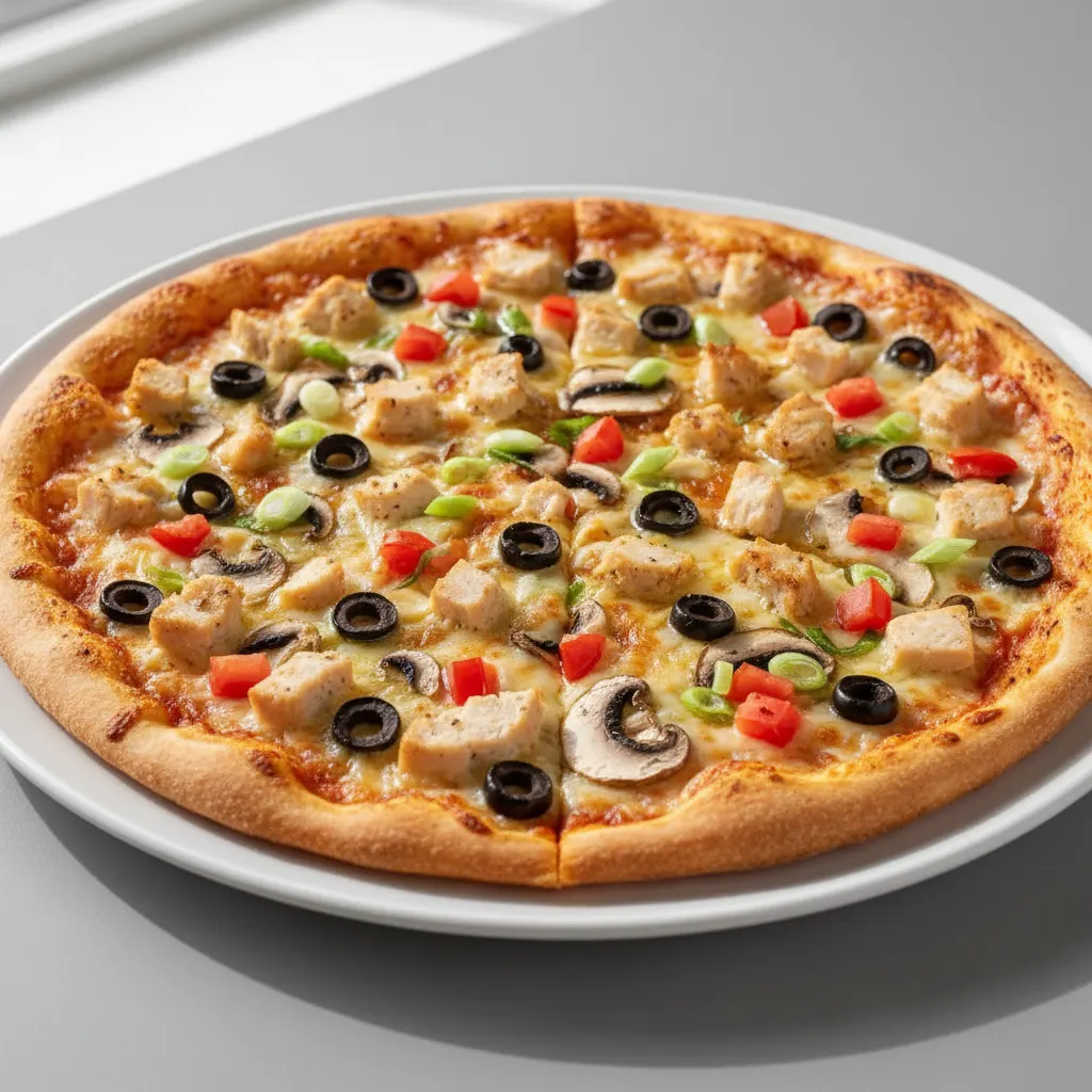 XL Gourmet Garlic Chicken Pizza XL Gourmet Garlic Chicken Pizza