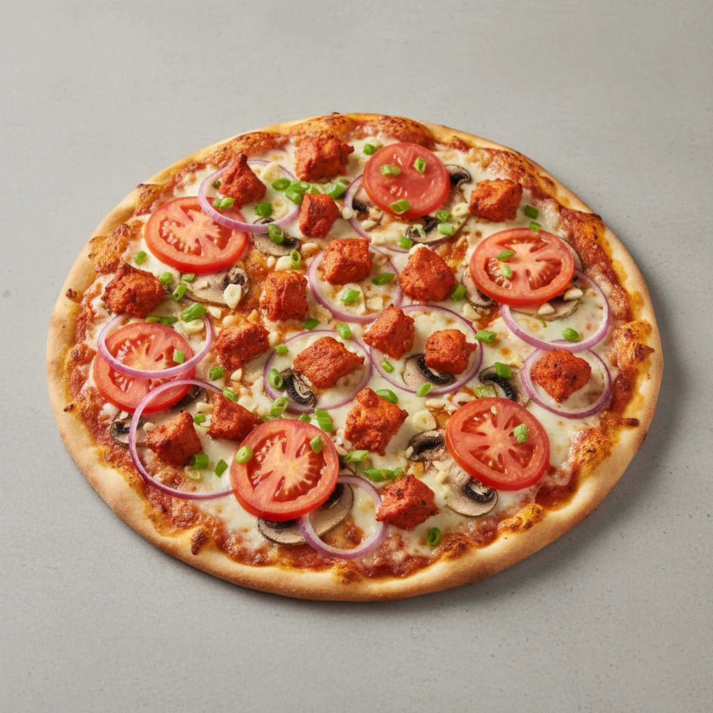 Gluten Free Amritsar Chicken Tandoori Chicken Pizza Gluten Free Amritsar Chicken Tandoori Chicken Pizza