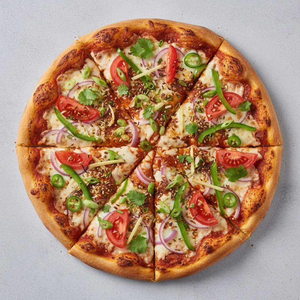 Gluten Free Vegan Indian Style Veggie Pizza Gluten Free Vegan Indian Style Veggie Pizza