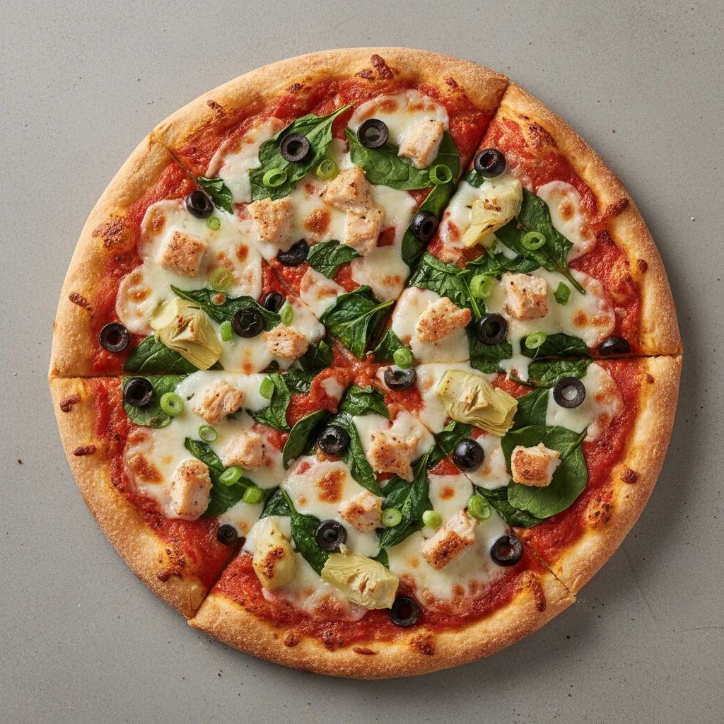 Gluten Free Cauliflower Crust Chicken Pizza Gluten Free Cauliflower Crust Chicken Pizza