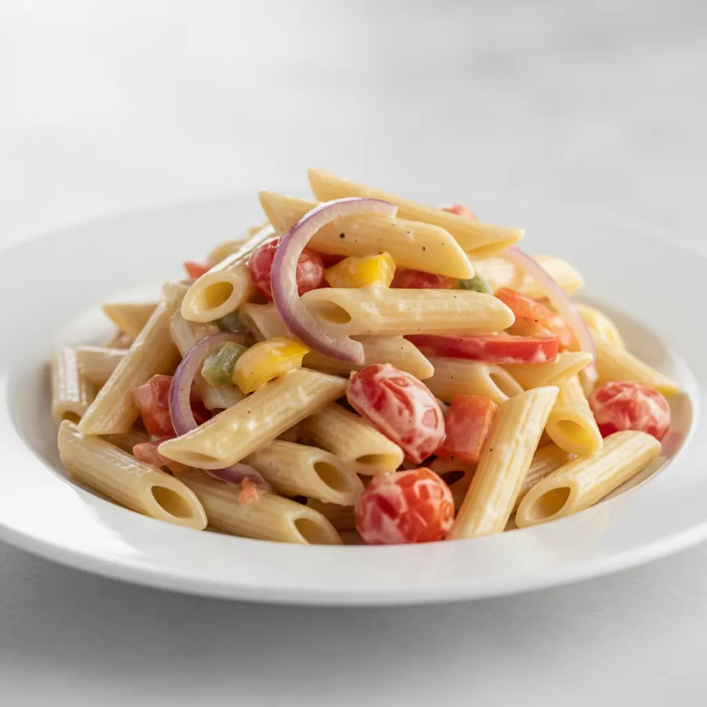 Gluten-Free Alfredo Veggie Penne Pasta Gluten-Free Alfredo Veggie Penne Pasta