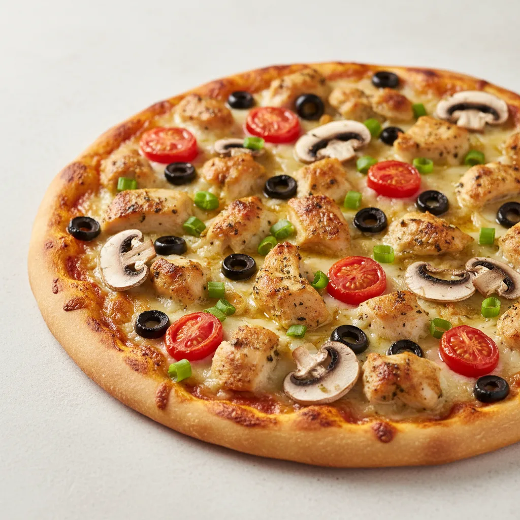 Gluten Free Gourmet Garlic Chicken Pizza Gluten Free Gourmet Garlic Chicken Pizza