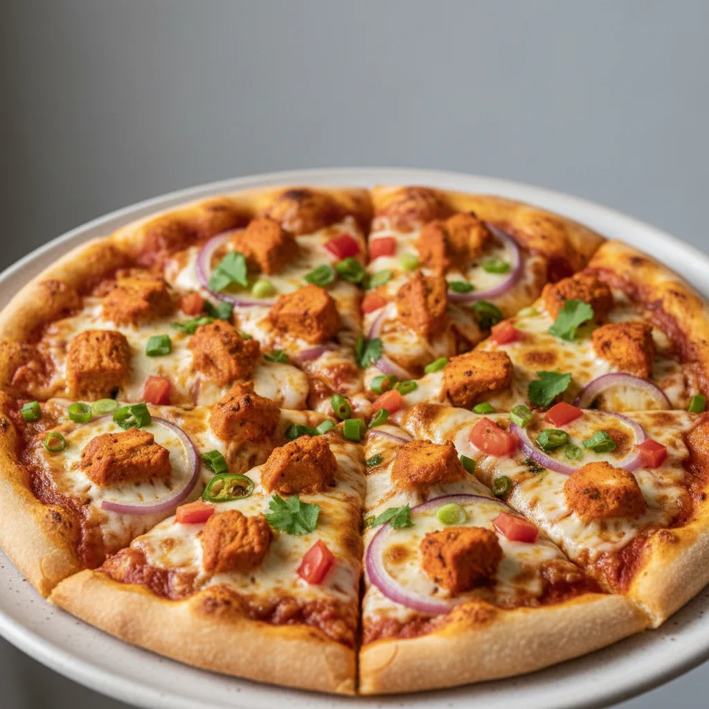Gluten Free Madras Magic Chicken Tikka Masala Pizza Gluten Free Madras Magic Chicken Tikka Masala Pizza