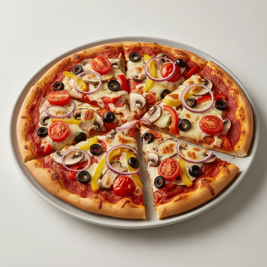 Gluten Free and Vegan Veggie Pizza Gluten Free and Vegan Veggie Pizza