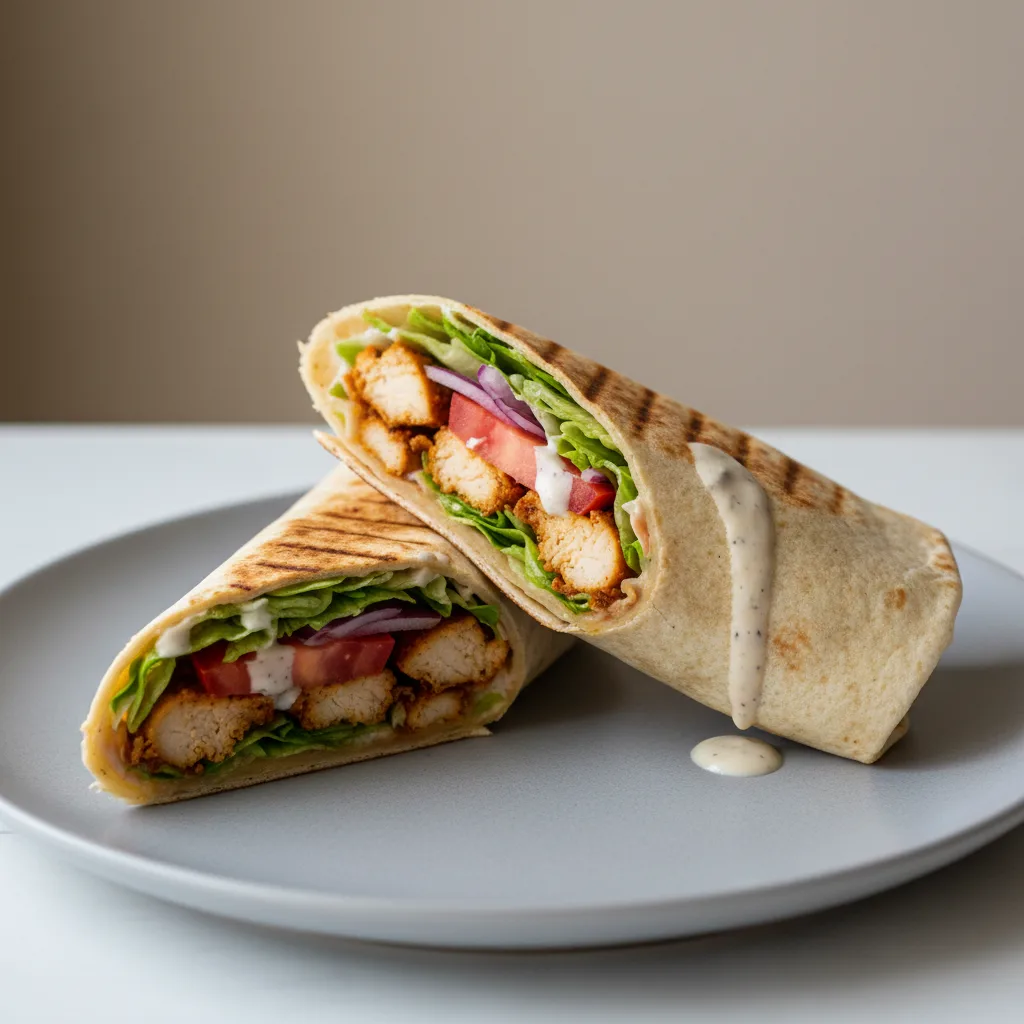 Shawarma Chicken Wrap Shawarma Chicken Wrap