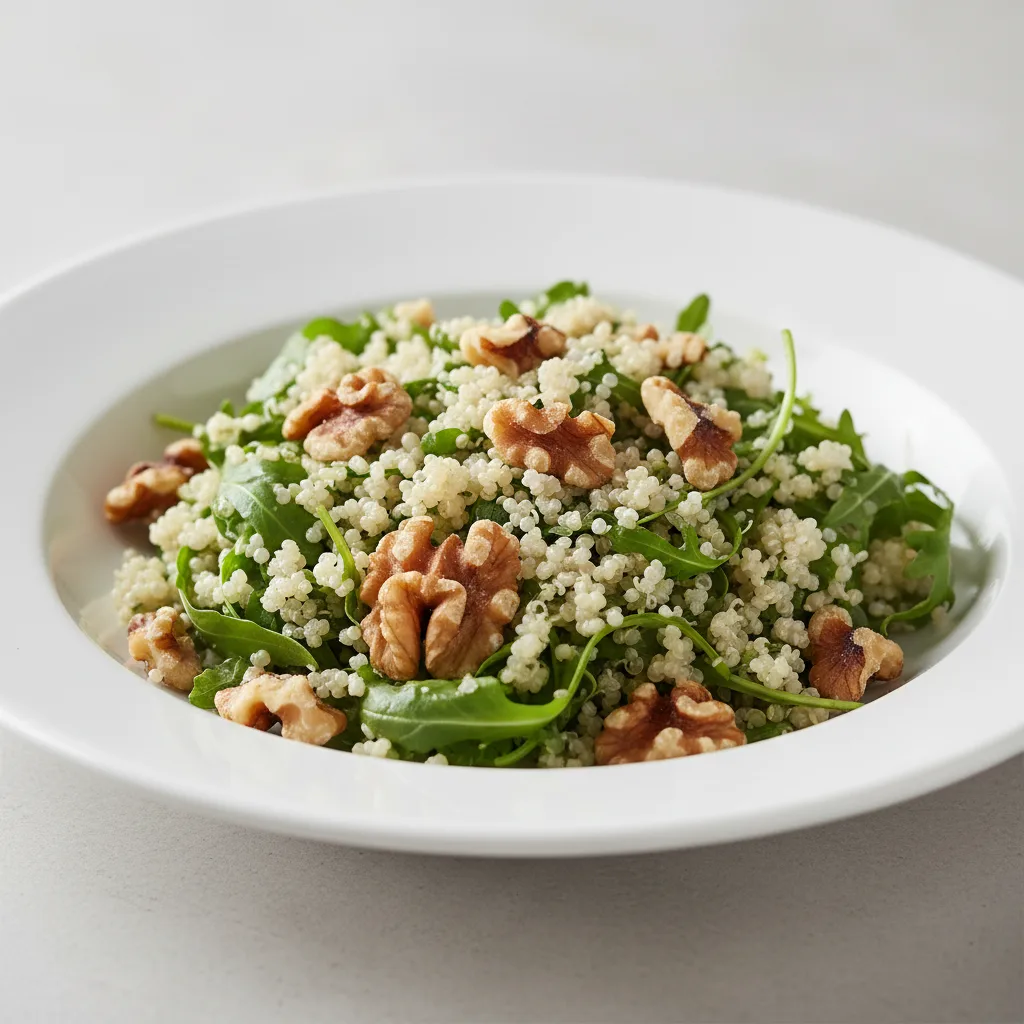 Quinoa with Arugula & Walnuts Quinoa with Arugula & Walnuts
