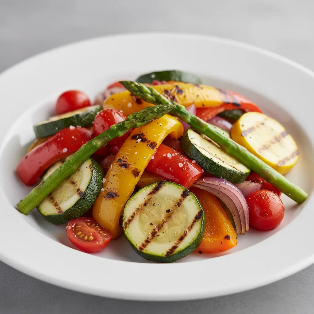 Grilled Seasonal Vegetables with Lemon Essence Grilled Seasonal Vegetables with Lemon Essence