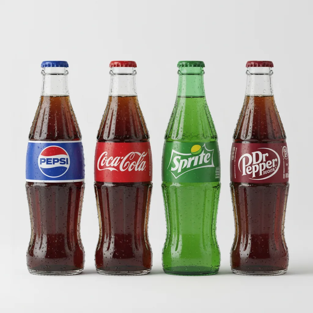 Assorted Soda Bottles Assorted Soda Bottles