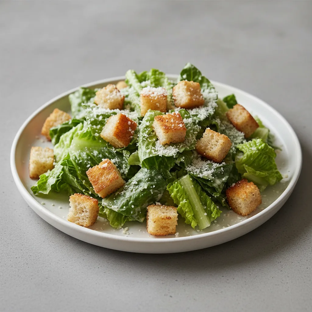 Caesar Salad with Brioche croutons Caesar Salad with Brioche croutons