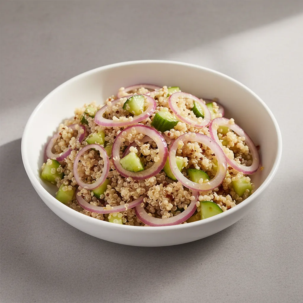 Cucumber & Red Onion Quinoa Cucumber & Red Onion Quinoa