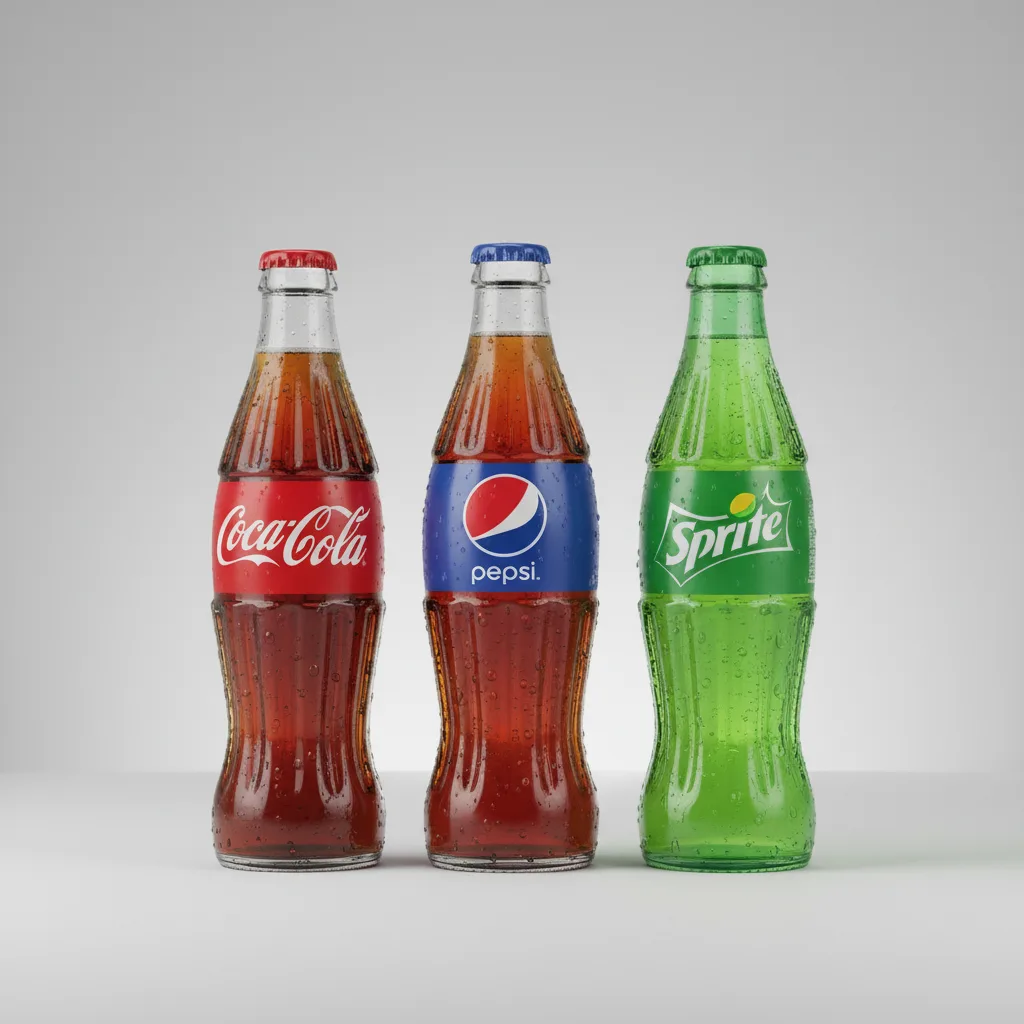 Assorted Soda Bottles Assorted Soda Bottles
