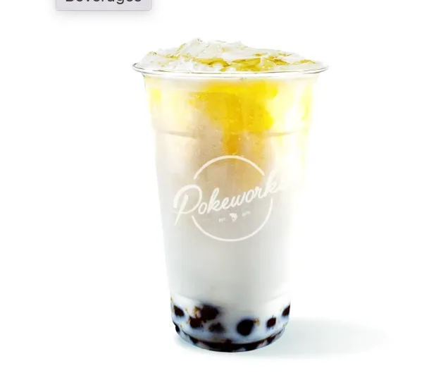 Jasmine Milk Tea with Boba