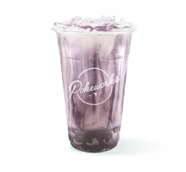 Ube Milk Tea with Boba
