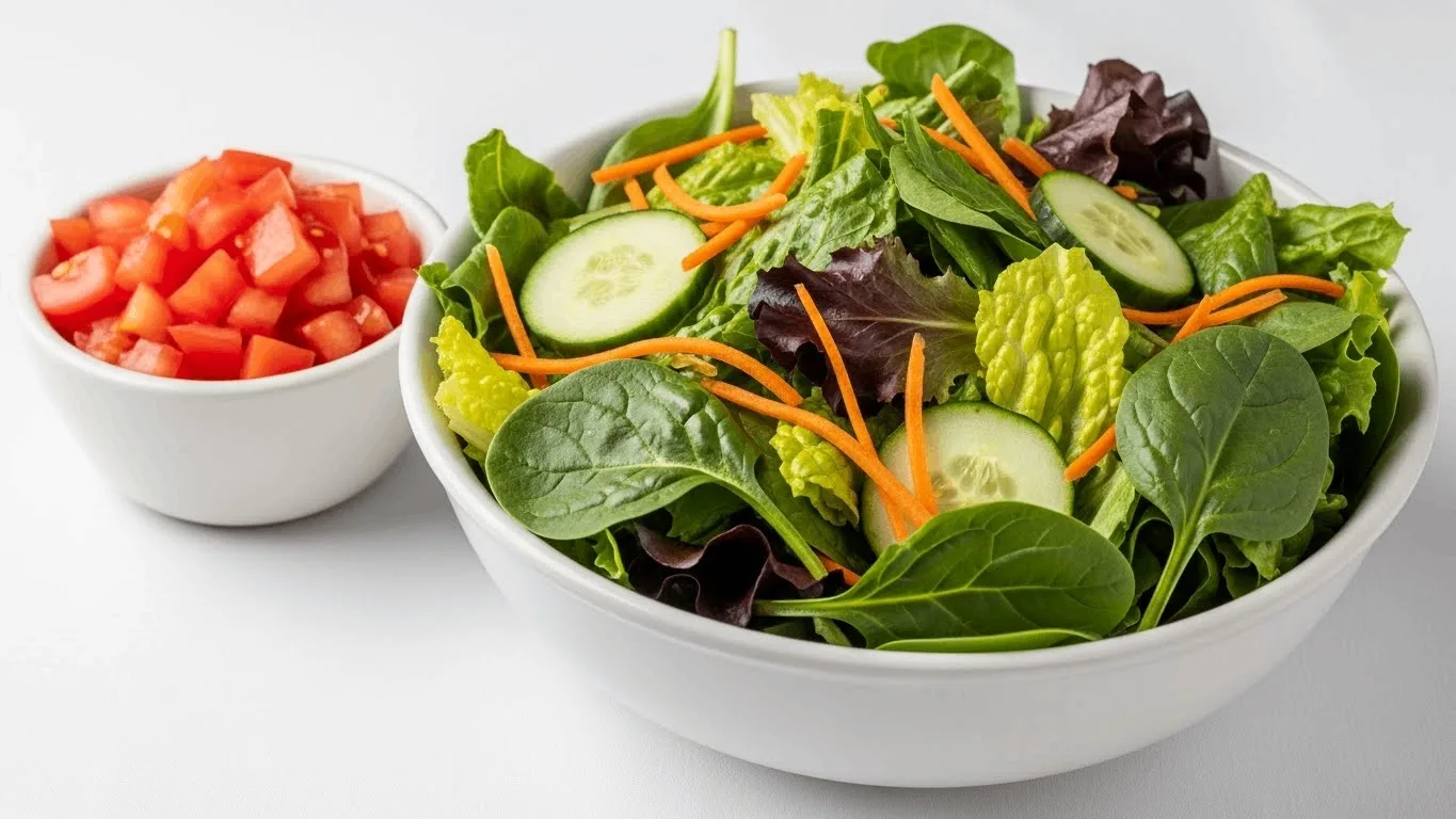Garden Salad (Tomatoes on the side - No Bell Peppers)