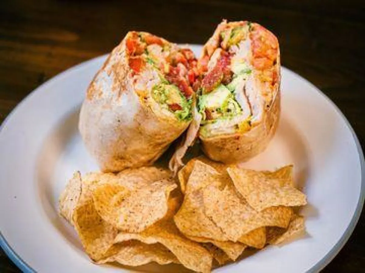 Turkey Hummus Wrap
