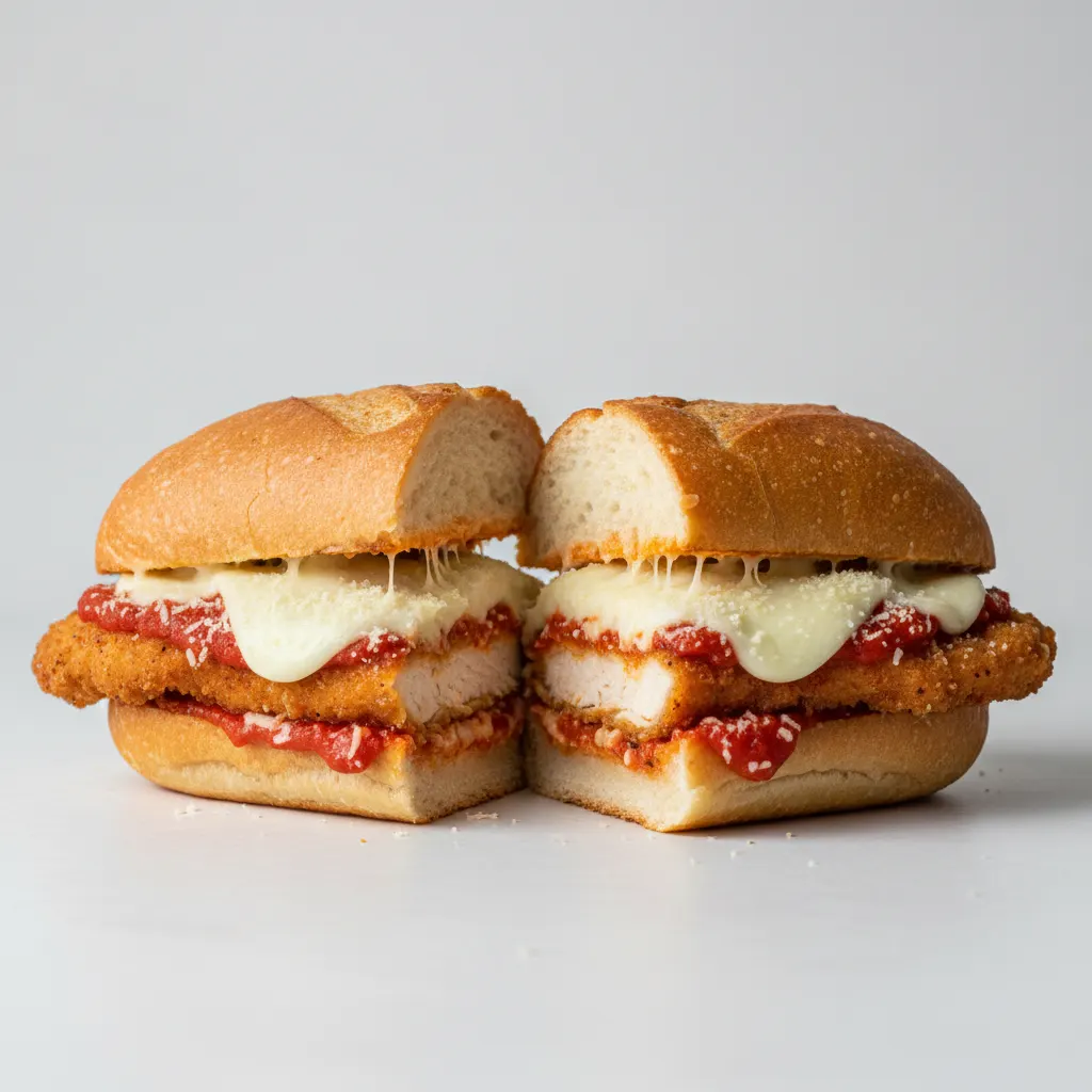 Chicken Cutlet Parmesan Sandwich Chicken Cutlet Parmesan Sandwich