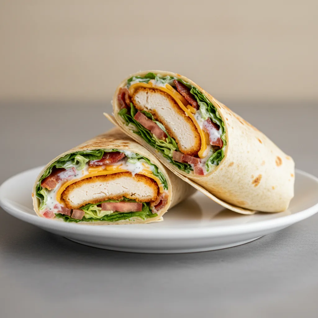 Chicken Bacon Ranch Wrap Chicken Bacon Ranch Wrap