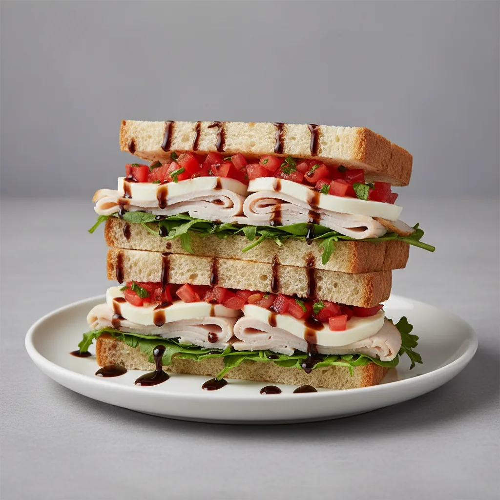 Turkey Caprese Sandwich Turkey Caprese Sandwich