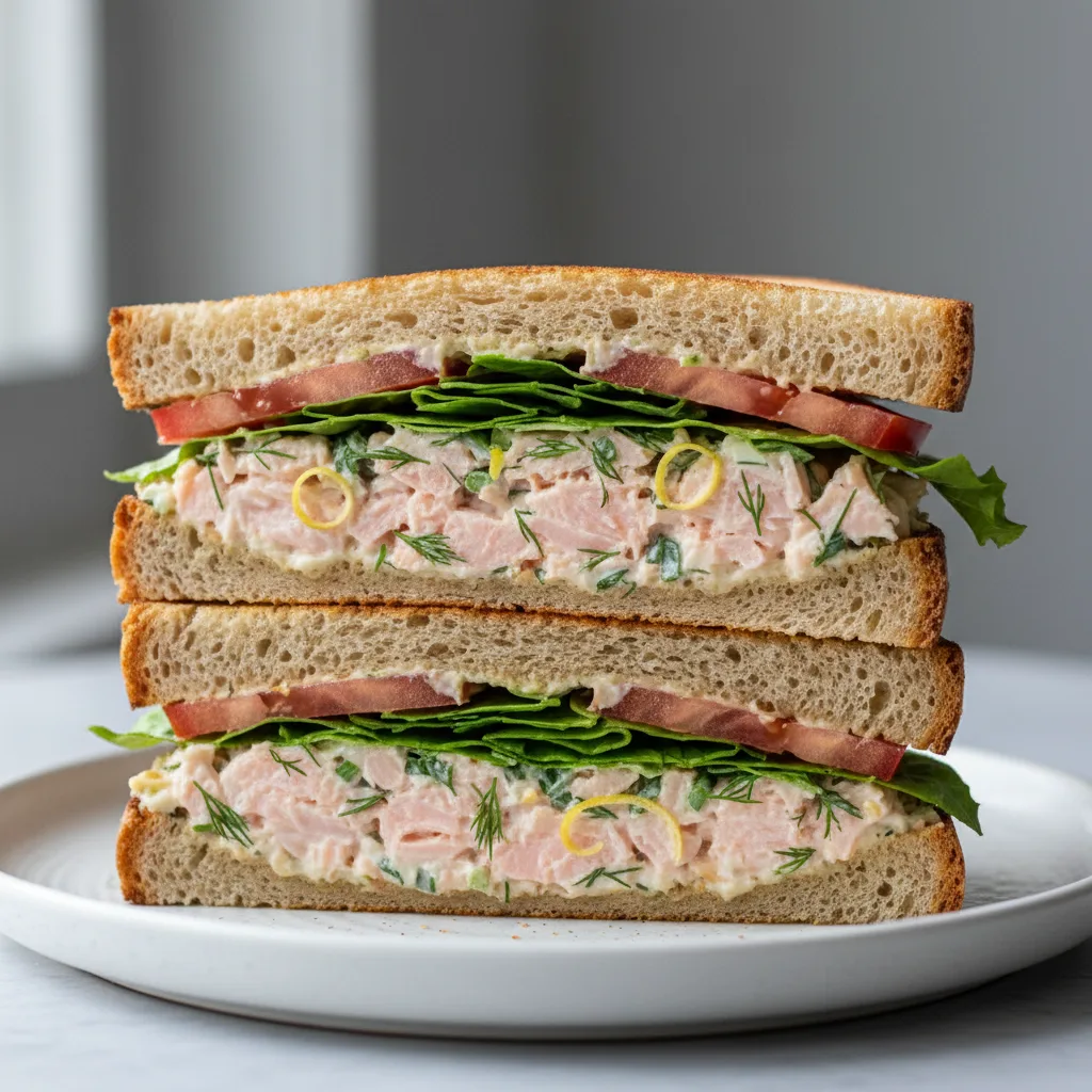 Salmon Salad Sandwich Salmon Salad Sandwich