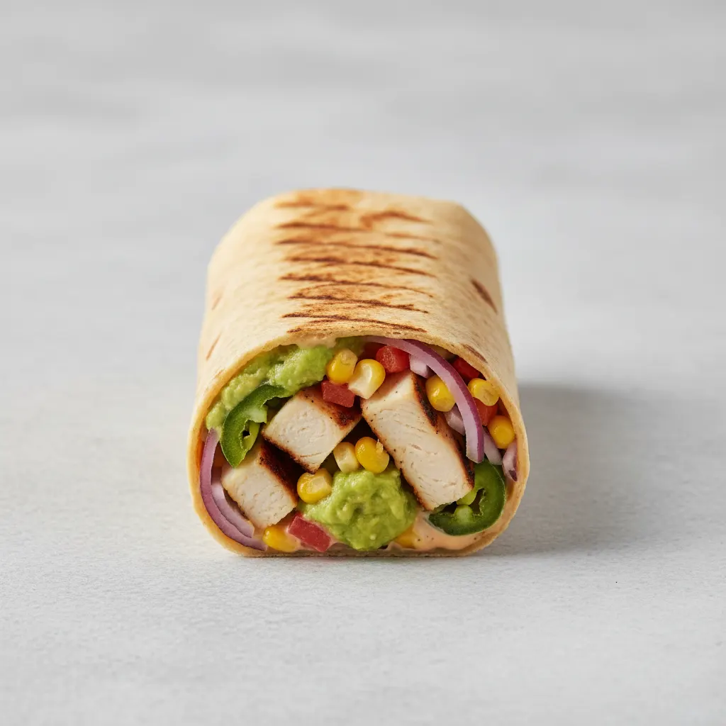 South of the Border Wrap with Chef's Salad South of the Border Wrap with Chef's Salad
