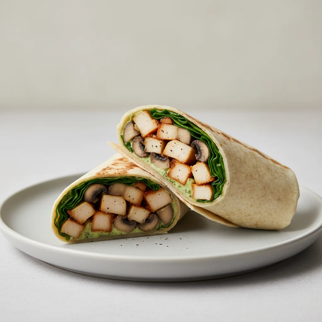Teriyaki Wrap with Chef's Salad Teriyaki Wrap with Chef's Salad