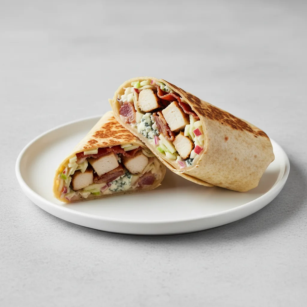 Chicken Bleu Wrap with Chef's Salad Chicken Bleu Wrap with Chef's Salad