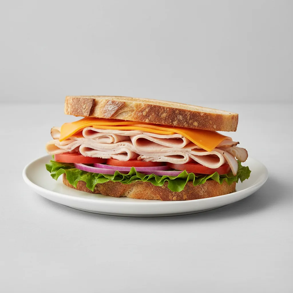 Turkey Cheddar Sandwich Turkey Cheddar Sandwich