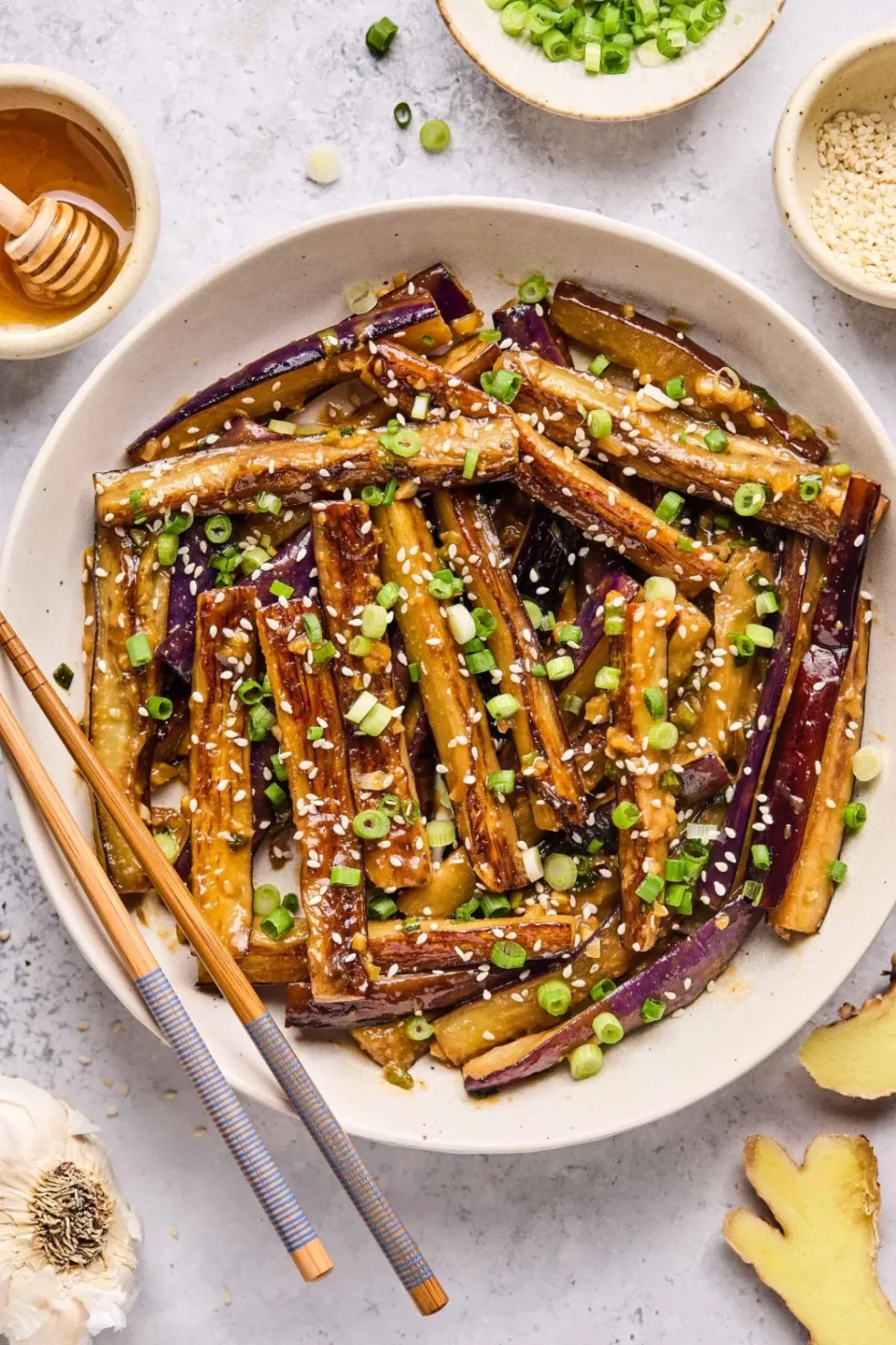 Vegan Miso Eggplant (No Honey)