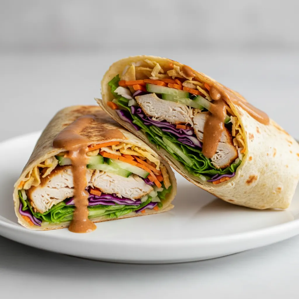 Thai Chicken Crunch Wrap Thai Chicken Crunch Wrap