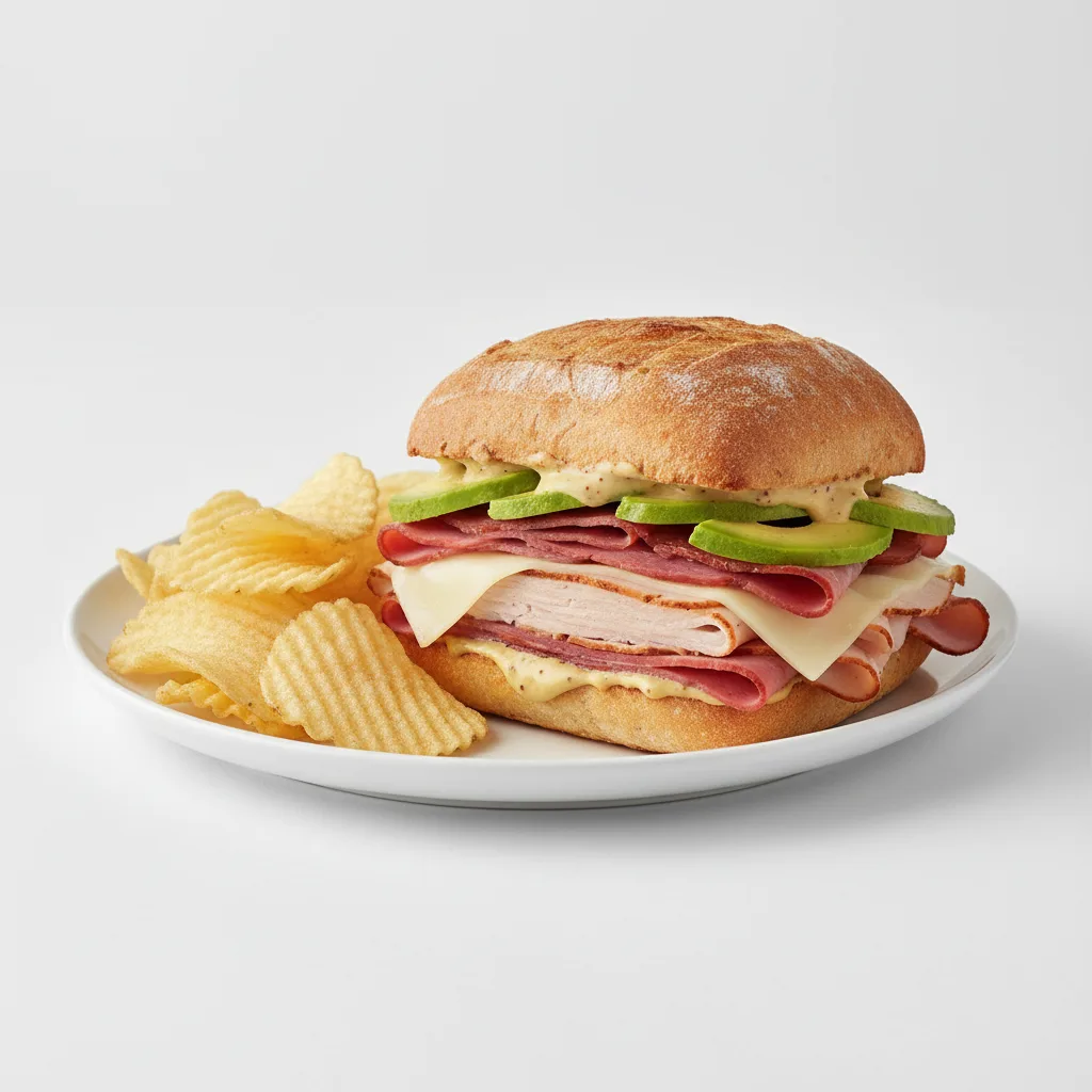 Honey Baked Sandwich with Chips Honey Baked Sandwich with Chips