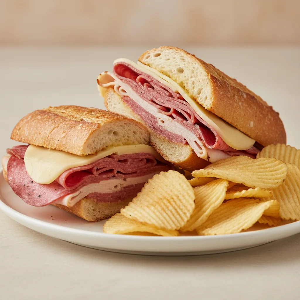 Godfather Sandwich with Chips Godfather Sandwich with Chips