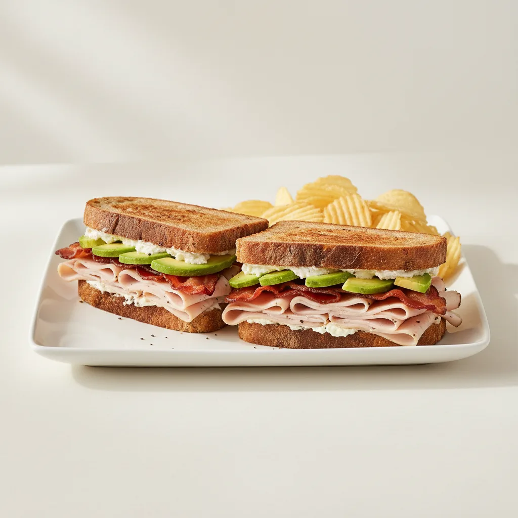 Double Trouble Sandwich with Chips Double Trouble Sandwich with Chips