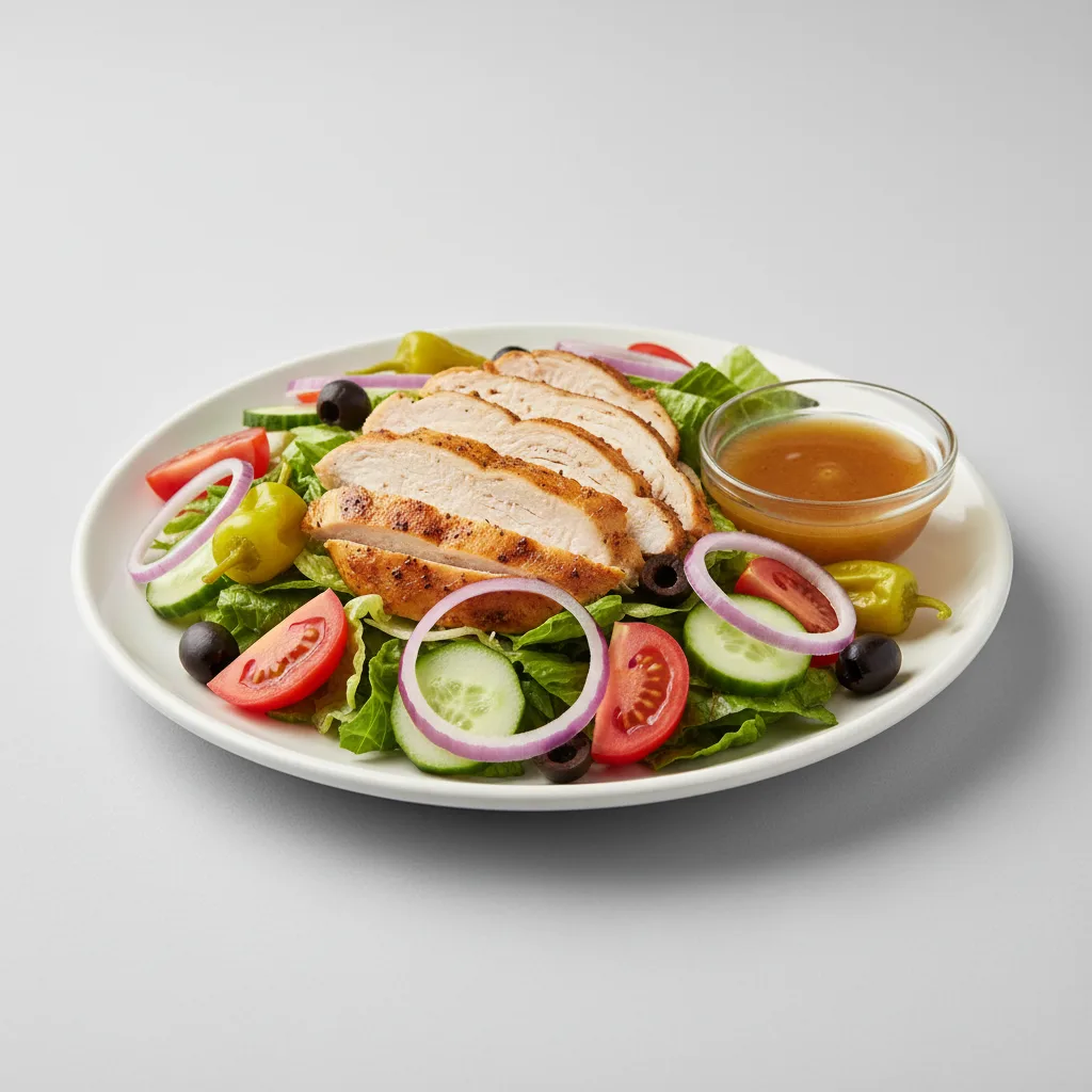 Greek Salad with Chicken Greek Salad with Chicken