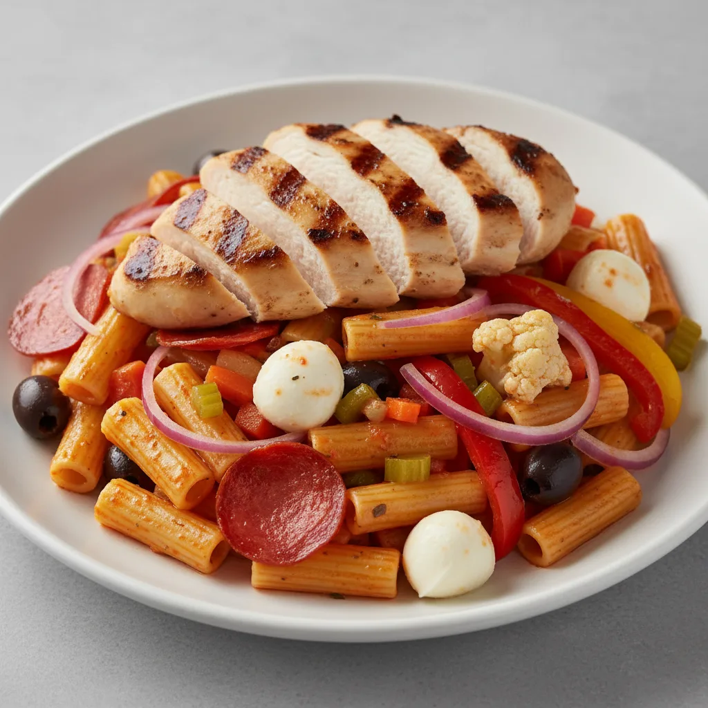 Italian Pasta Salad with Chicken Italian Pasta Salad with Chicken